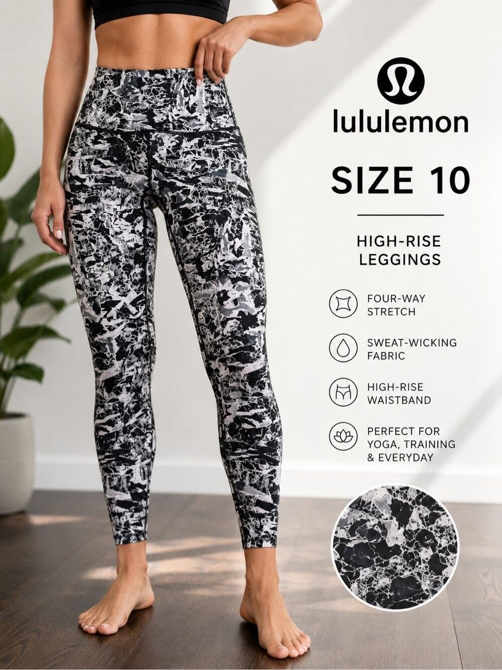 Lululemon Wunder Under High-Rise Tight 28” Full-On Luxtreme Interlaced Starlight